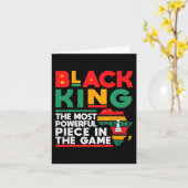 Black King - das mächtigste Stück schwarzer Geschi Karte (Gelbe Blume)