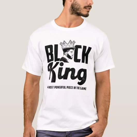 Black King Der mächtigste Pater Vater Bru T-Shirt (Vorderseite)