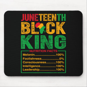 Black King ernährungswissenschaftliche Fakten Prid Mousepad