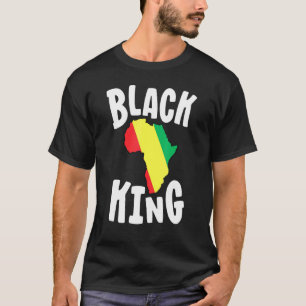Black King For Boys Black History Month Africa Pri T-Shirt