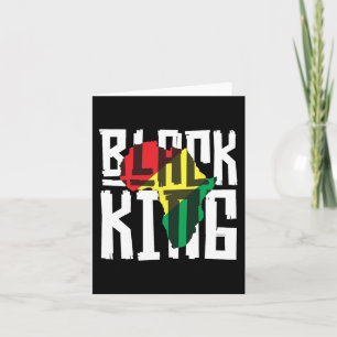 Black King for Boys Men History Montag Afrika Trib Karte