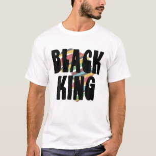Black King for Boys Men History Montag Afrika Trib T-Shirt