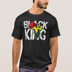 Black King for Boys Men History Montag Afrika Trib T-Shirt