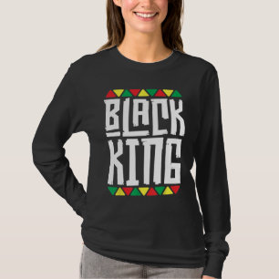 Black King for Boys Men History Montag Melanin Ges T-Shirt
