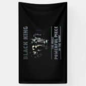 Black King ist das mächtigste Stück im Spiel Banner (Vertikal)