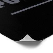 Black King ist das mächtigste Stück im Spiel Poster (Ecke)