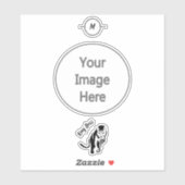 Black King Lion Leo Aufkleber (Blatt)