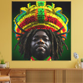 Black King Melanin Man Bruh Men Son Boy Prince Leinwanddruck (Insitu (Wohnzimmer))