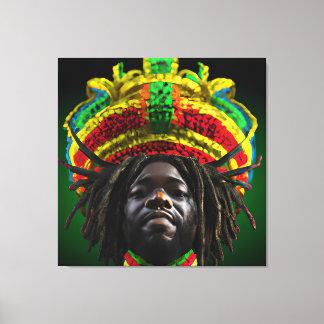 Black King Melanin Man Bruh Men Son Boy Prince Leinwanddruck