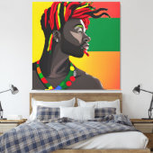 Black King Melanin Man Bruh Men Son Boy Prince Leinwanddruck (Insitu (Schlafzimmer))