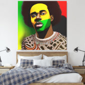 Black King Melanin Man Bruh Men Son Boy Prince Leinwanddruck (Insitu (Schlafzimmer))