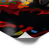 Black King Melanin Man Bruh Men Son Boy Prince Poster (Ecke)