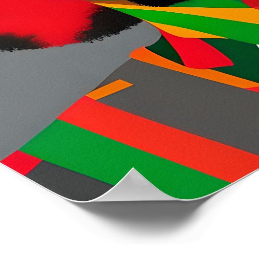 Black King Melanin Man Bruh Men Son Boy Prince Poster (Ecke)