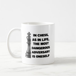Black King Schach Piece Wisdom Power Strategie Kaffeetasse