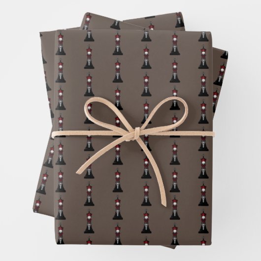 Black King Wrapping Paper Geschenkpapier Set (Beispiel)
