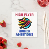 Black Kite Bird Serviette (Beispiel)