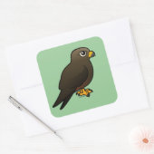 Black Kite Quadratischer Aufkleber (Umschlag)