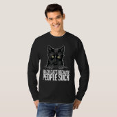 Black kitten Black mom Black dad 1 T-Shirt (Vorne ganz)