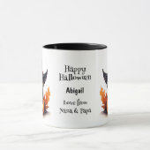Black Kitten Hexenhut Kids Halloween Tasse (Zentrum)