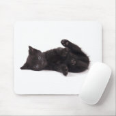 Black Kitten Mousepad (Mit Mouse)