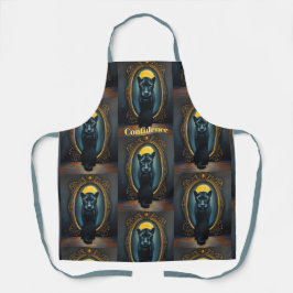 Black Kitten to Panther Confidence Apron 🐱➡️🖤 Schürze