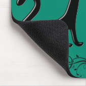 Black Kittens Cartoon IV Mousepad (Ecke)