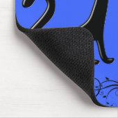 Black Kittens Cartoon VIII Mousepad (Ecke)