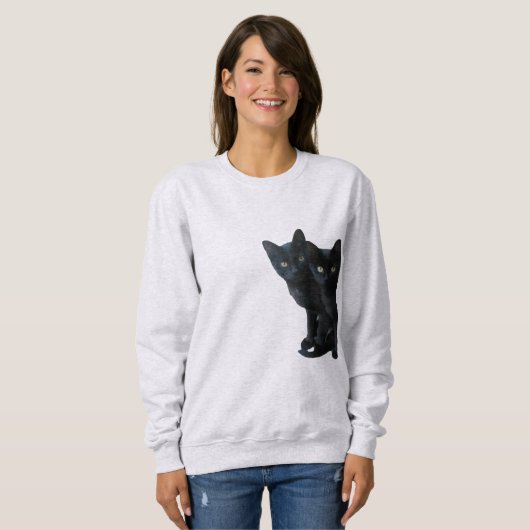 Black Kittens Sweatshirt (Vorne ganz)
