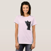 Black kittens T-Shirt (Vorne ganz)