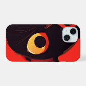 Black Kitty Cat | Funny Cat Face Case-Mate iPhone iPhone 15 Hülle (Rückseite (Horizontal))