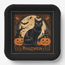 Black Kitty Cat Halloween