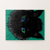 Black Kitty Puzzle (Horizontal)