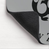 Black KIWI mit Koru Mousepad (Ecke)