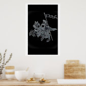 Black Knight Poster (Küche)