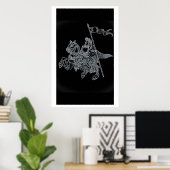 Black Knight Poster (Heimbüro)