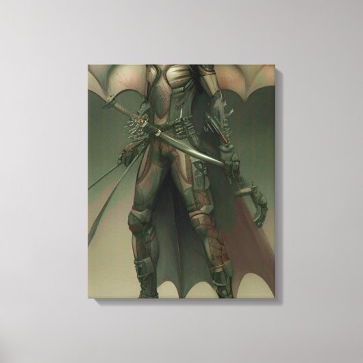 Black Knight Soldier Leinwanddruck (Vorderseite)