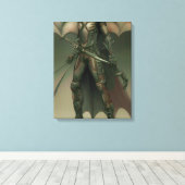 Black Knight Soldier Leinwanddruck (Insitu (Holzboden))