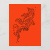 Black Kois Postkarte (Vorderseite)