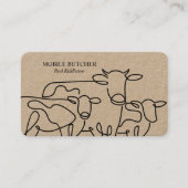 Black & Kraft Mobile Buttons Bauer Visitenkarte (Vorderseite)