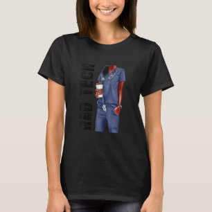 Black Krass Tech Afro Liebe Melanin Afro American T-Shirt