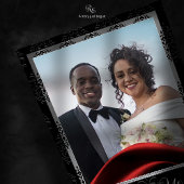 Black Krawatte Diamond Dankeskarte