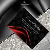 Black Krawatte Diamond Save the Date