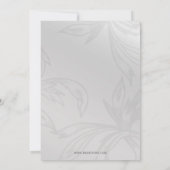 Black Krawatte Event Corporate Party Einladung (Rückseite)