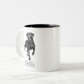 Black Lab All Gas No Brakes Tasse (Vorderseite Links)