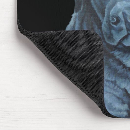 Black Lab Art Mousepads Blue Hund Mousepads & Gesc (Ecke)