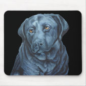 Black Lab Art Mousepads Blue Hund Mousepads & Gesc (Vorne)