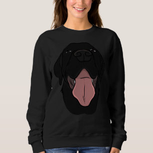 Black Lab Black Labrador Retriever Black Lab Kurz Sweatshirt