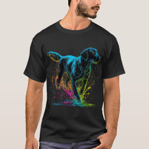 Black Lab Black Labrador Retriever Puppy Hund Mama T-Shirt