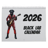 Black Lab Calendar Kalender (Titelbild)