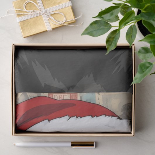 Black lab christmas seidenpapier (Geschenk)